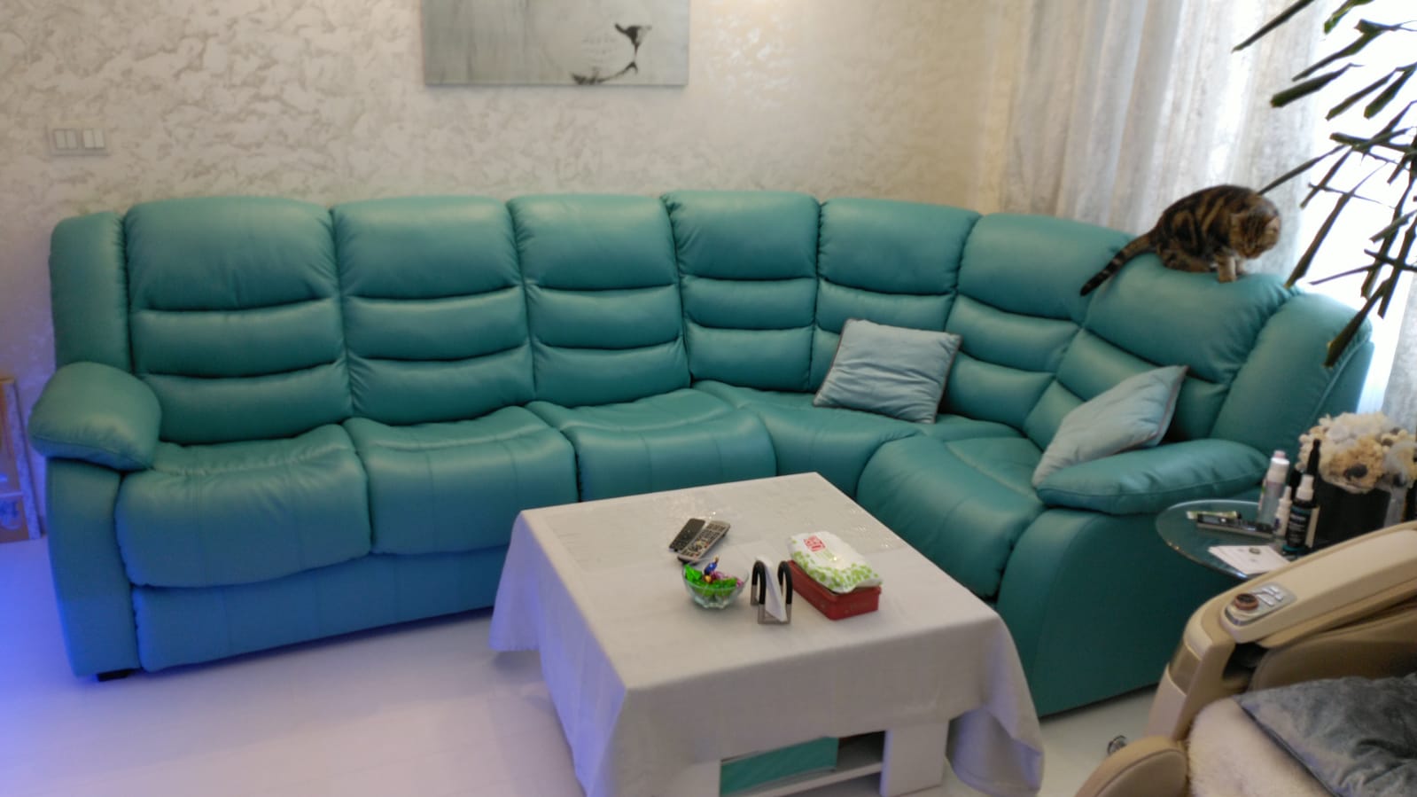 Перетяжка дивана на дому. Балахна