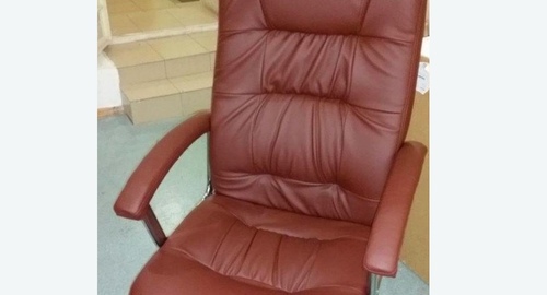 Обтяжка офисного кресла. Балахна